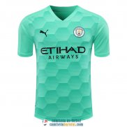 Camiseta Manchester City Portero Green 2020/2021