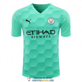 Camiseta Manchester City Portero Green 2020/2021