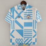 Camiseta Manchester City Pre Match Blue White 2022/2023