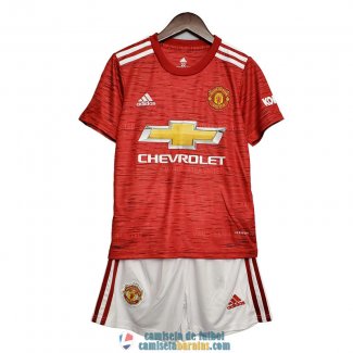Camiseta Manchester United Ninos Primera Equipacion 2020/2021