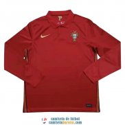 Camiseta Manga Larga Portugal Primera Equipacion 2020/2021