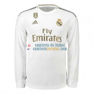 Camiseta Manga Larga Real Madrid Primera Equipacion 2019-2020