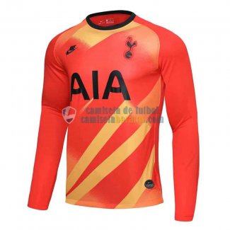 Camiseta Manga Larga Tottenham Hotspur Orange Portero 2019 2020
