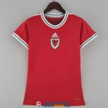 Camiseta Mujer Gales Red I 2022/2023