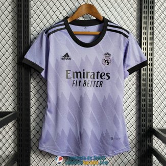 Camiseta Mujer Real Madrid Segunda Equipacion 2022/2023