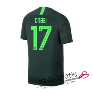 Camiseta Nigeria Segunda Equipacion 17#ONAZI 2018