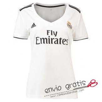 Camiseta Real Madrid Mujer Primera Equipacion 2018-2019