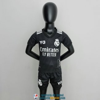 Camiseta Real Madrid Ninos Y3 Edition Black 2022/2023