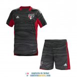 Camiseta Sao Paulo FC Ninos Portero Black 2021/2022