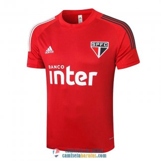 Camiseta Sao Paulo FC Training Red 2020/2021