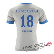Camiseta Schalke 04 Segunda Equipacion 18#Caligiuri 2018-2019