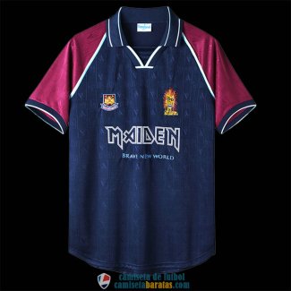 Camiseta West Ham United x Iron Maiden Retro Blue 1999/2001