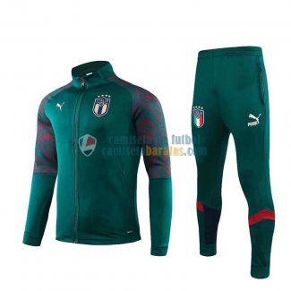 Italia Chaqueta Green Red + Pantalon 2019-2020
