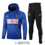 PSG x JORDAN Sudadera Capucha Blue + Pantalon 2020/2021 PSG x JORDAN Sudadera Capucha Blue + Pantalon 2020/2021