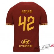 Camiseta AS Roma Primera Equipacion 42#NZONZI 2019-2020