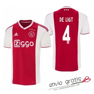 Camiseta Ajax Primera Equipacion 4#DE LIGT 2018-2019