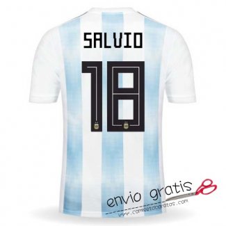 Camiseta Argentina Primera Equipacion 18#SALVIO 2018