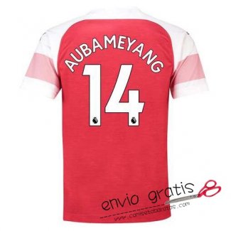 Camiseta Arsenal Primera Equipacion 14#AUBAMEYANG 2018-2019