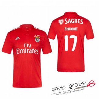 Camiseta Benfica Primera Equipacion 17#ZIVKOVIC 2018-2019