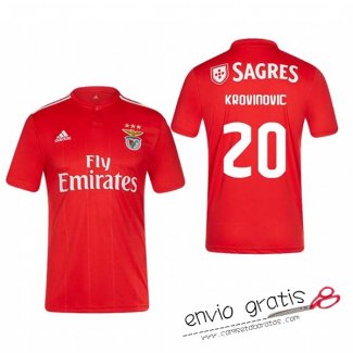 Camiseta Benfica Primera Equipacion 20#KROVINOVIC 2018-2019