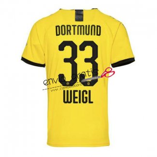 Camiseta Borussia Dortmund Primera Equipacion 33 WEIGL 2019-2020