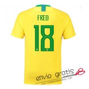 Camiseta Brasil Primera Equipacion 18#FRED 2018