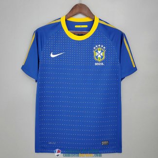 Camiseta Brasil Retro Segunda Equipacion 2010 2011