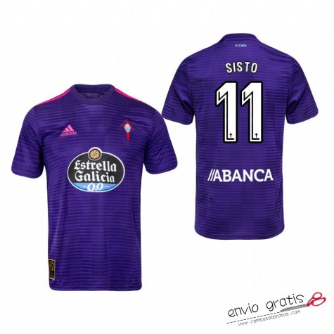 Camiseta Celta Vigo Segunda 11#SISTO 2018-2019 - camisetabaratas.com