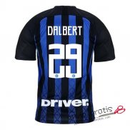 Camiseta Inter Milan Primera Equipacion 29#DALBERT 2018-2019