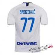 Camiseta Inter Milan Segunda Equipacion 77#BROZOVIC 2018-2019