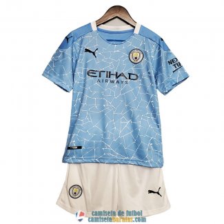 Camiseta Manchester City Ninos Primera Equipacion 2020/2021