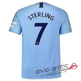 Camiseta Manchester City Primera Equipacion 7#STERLING 2018-2019