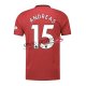 Camiseta Manchester United Primera Equipacion 15 ANDREAS 2019-2020