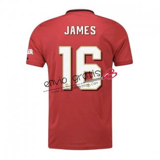 Camiseta Manchester United Primera Equipacion 16 JAMES 2019-2020 Cup
