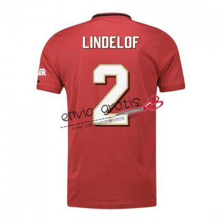 Camiseta Manchester United Primera Equipacion 2 LINDELOF 2019-2020 Cup