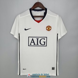 Camiseta Manchester United Retro Segunda Equipacion League Edition 2008/2009