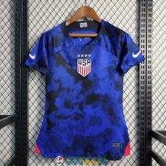 Camiseta Mujer USA Segunda Equipacion 2022/2023