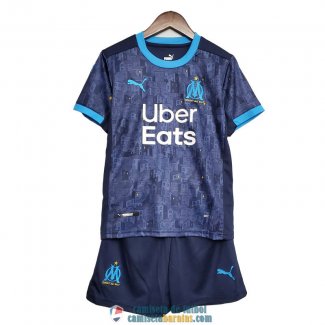 Camiseta Olympique Marseille Ninos Segunda Equipacion 2020/2021