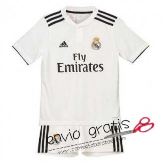 Camiseta Real Madrid Nino Primera Equipacion 2018-2019