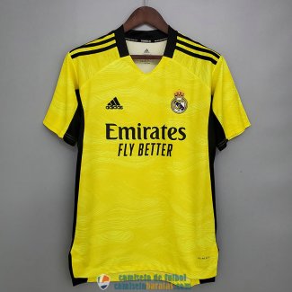 Camiseta Real Madrid Portero Yellow 2021/2022