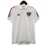 Camiseta Sao Paulo FC Polo White 2020/2021