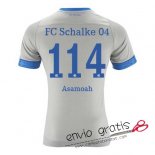 Camiseta Schalke 04 Segunda Equipacion 114#Asamoah 2018-2019