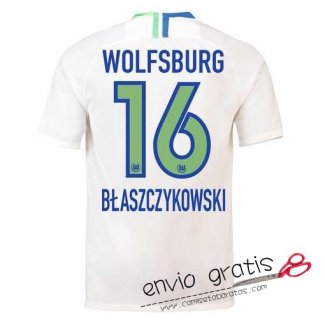 Camiseta VfL Wolfsburg Segunda Equipacion 16#BLASZCZYKOWSKI 2018-2019