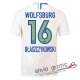 Camiseta VfL Wolfsburg Segunda Equipacion 16#BLASZCZYKOWSKI 2018-2019