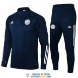 Leicester City Sudadera De Entrenamiento Navy + Pantalon Navy 2021/2022