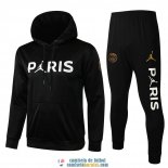 PSG x Jordan Sudadera Capucha Black II + Pantalon Black II 2021/2022 PSG x Jordan Sudadera Capucha Black II + Pantalon Black II 2021/2022