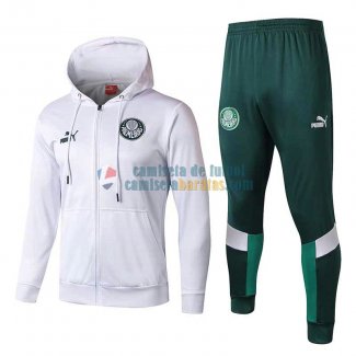 Palmeiras Chaqueta Capucha White + Pantalon 2019-2020