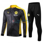 Borussia Dortmund Chaqueta Black Yellow + Pantalon 2019-2020