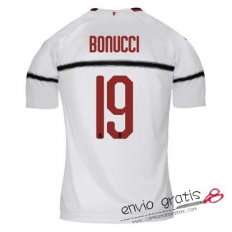Camiseta AC Milan Segunda Equipacion 19#BONUCCI 2018-2019