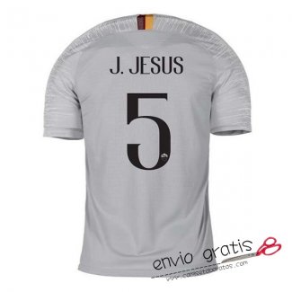 Camiseta AS Roma Segunda Equipacion 5#J.JESUS 2018-2019